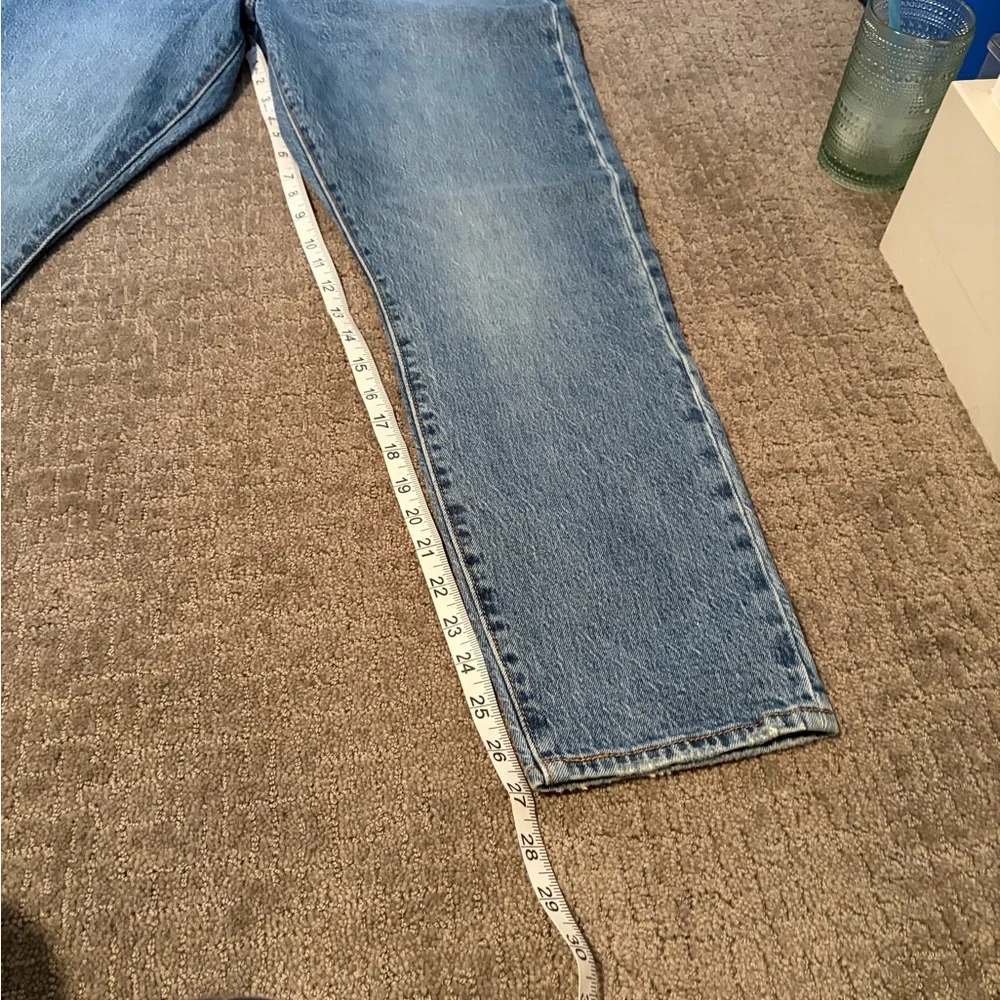 Levi's Blue Straight Leg Women's Jeans - Picture 3 of 9